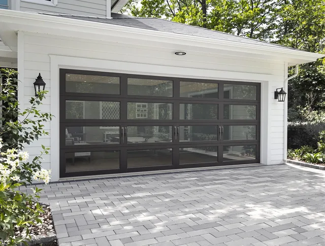 Westwood Garage Door Repair design specialist presenting custom garage door options to Westwood homeowner