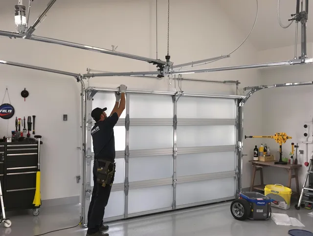 Westwood Garage Door Repair certified team performing precision garage door installation in Westwood
