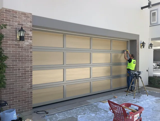 Garage door replacement service by Westwood Garage Door Repair in Westwood