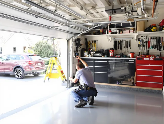 Local garage door repair service by Westwood Garage Door Repair in Westwood