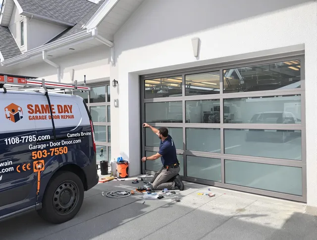 Same-day garage door repair service by Westwood Garage Door Repair in Westwood
